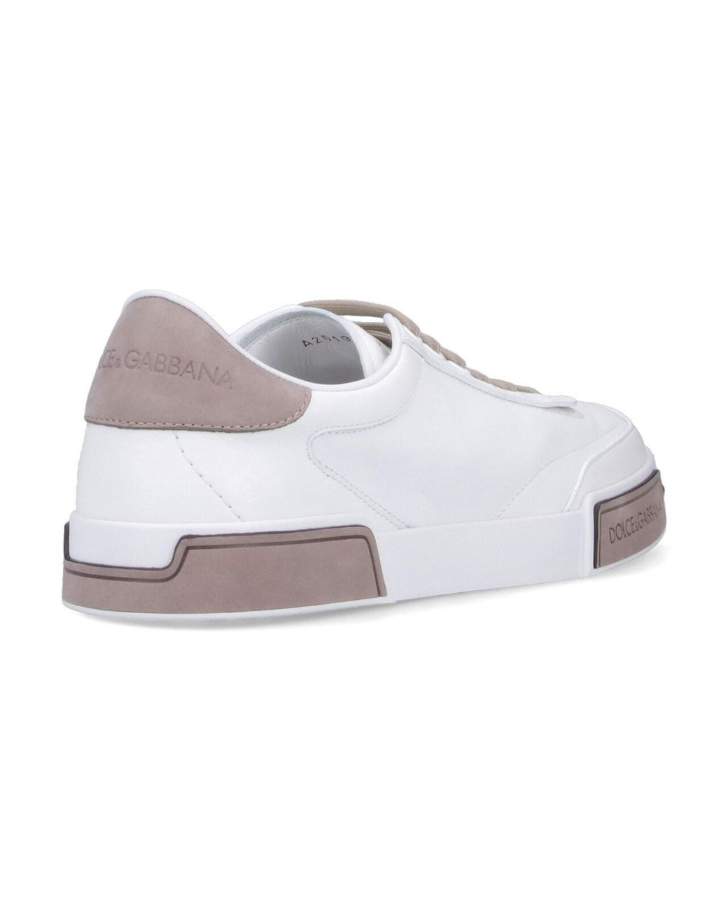 Dolce & Gabbana White Sneakers Outer: Calf Leather for men