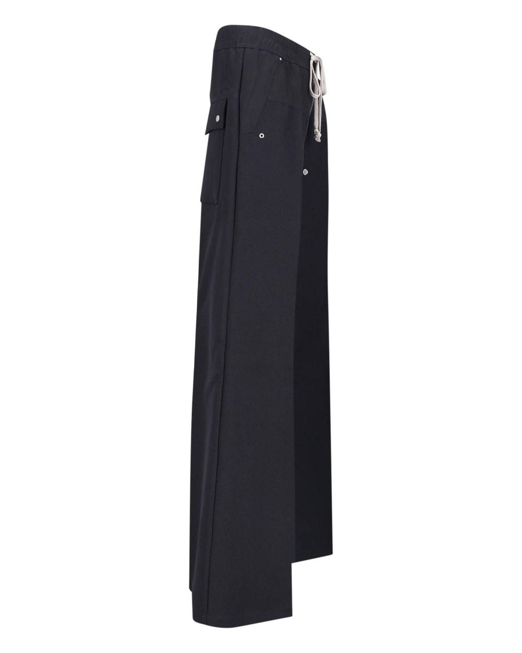 Rick Owens Blue Pants "Wide Bela" for men