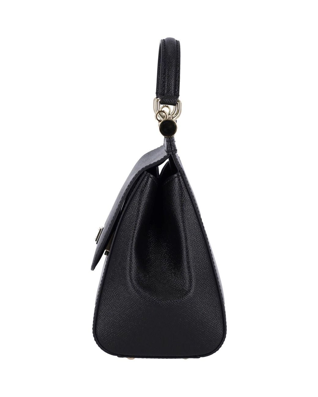 Dolce & Gabbana Black Sicily Large Handbag