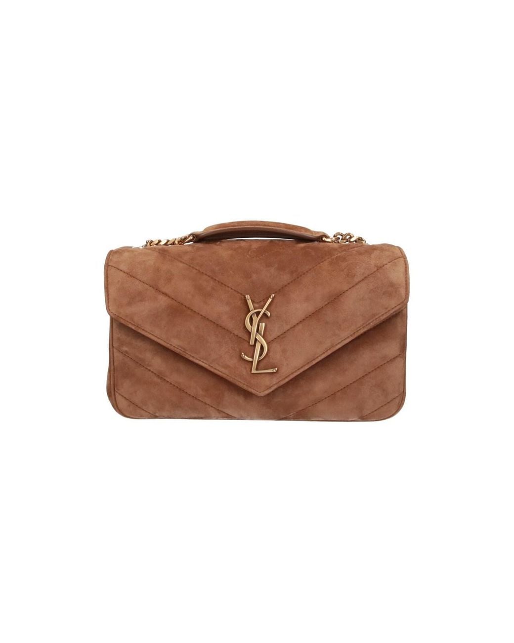 Saint Laurent Brown Small Bag “Loulou”