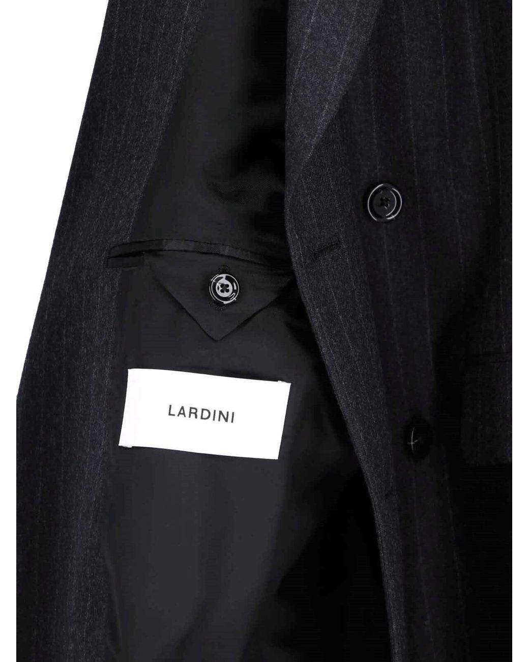 Lardini Blue Double-Breasted Suit for men