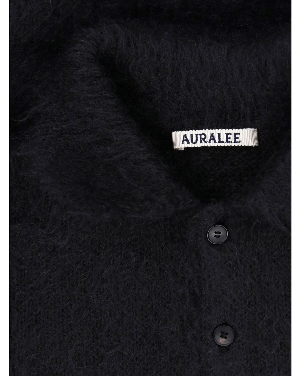 Auralee Blue Polo
