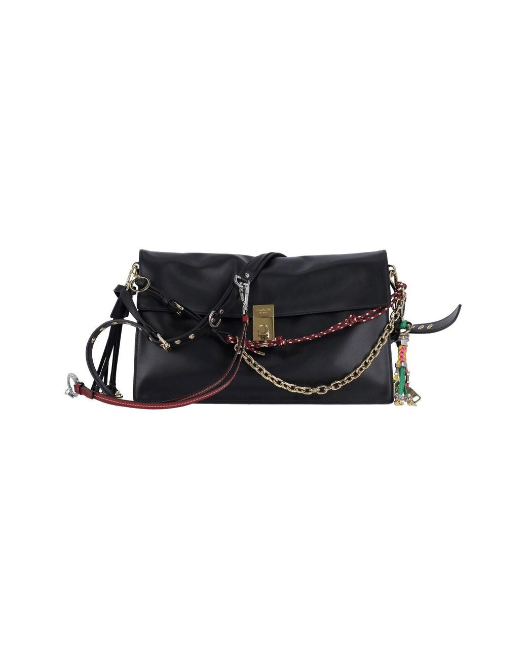 Prada Black 'Soft Sound' Large Shoulder Bag
