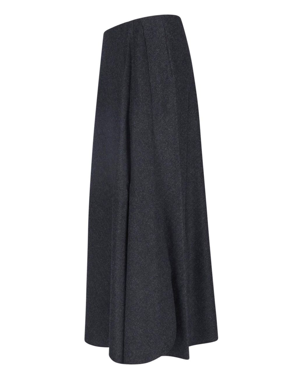 Giorgio Armani Black Long Wrap-Style Skirt