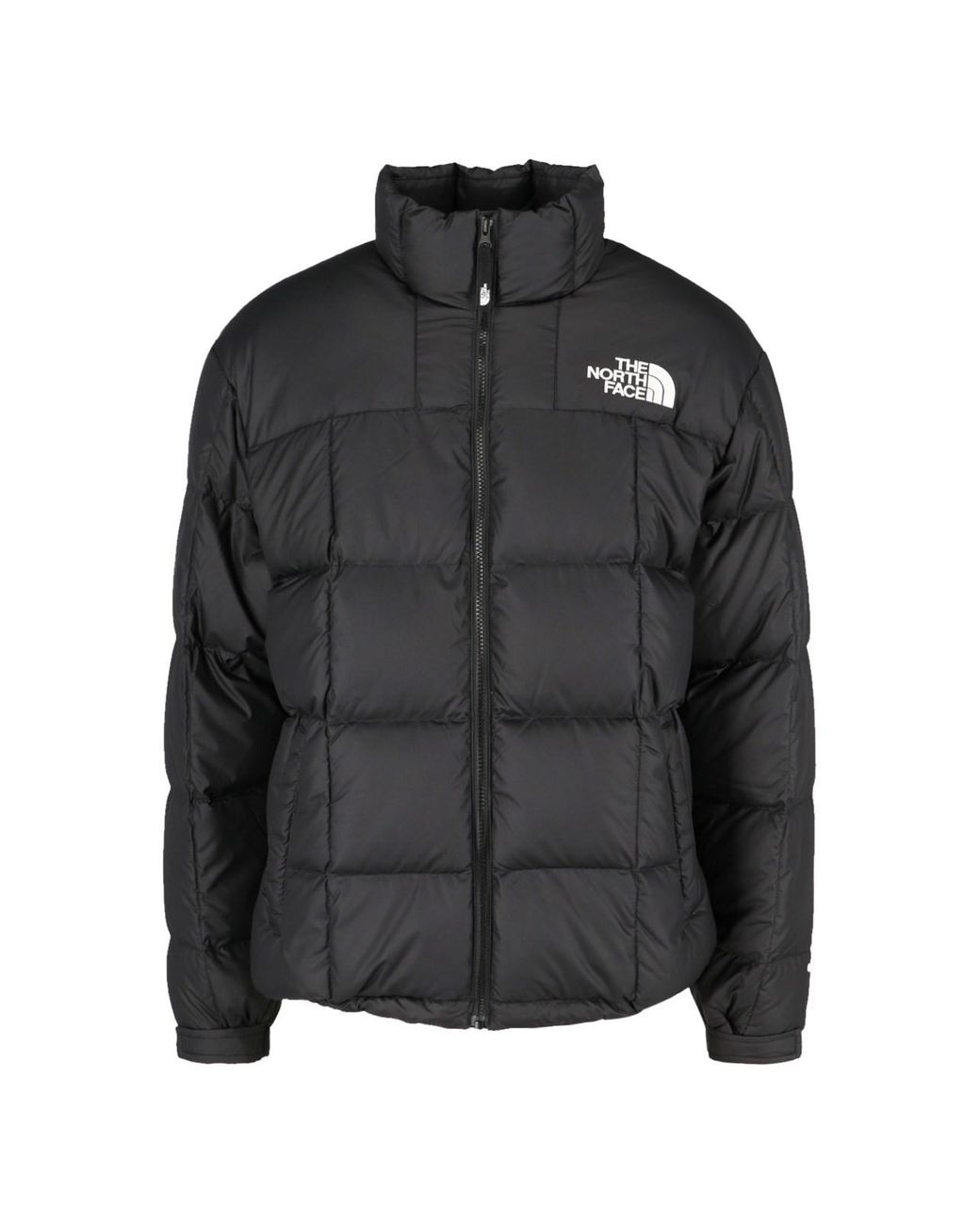 The North Face Logo Down Jacket 'lhotse' in Black for Men | Lyst
