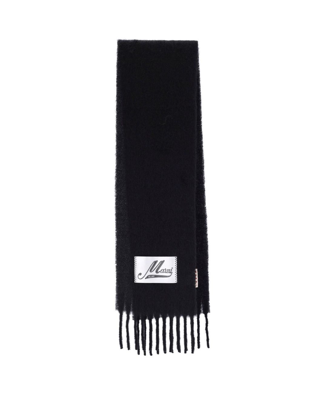Sciarpa In Misto Alpaca di Marni in Black