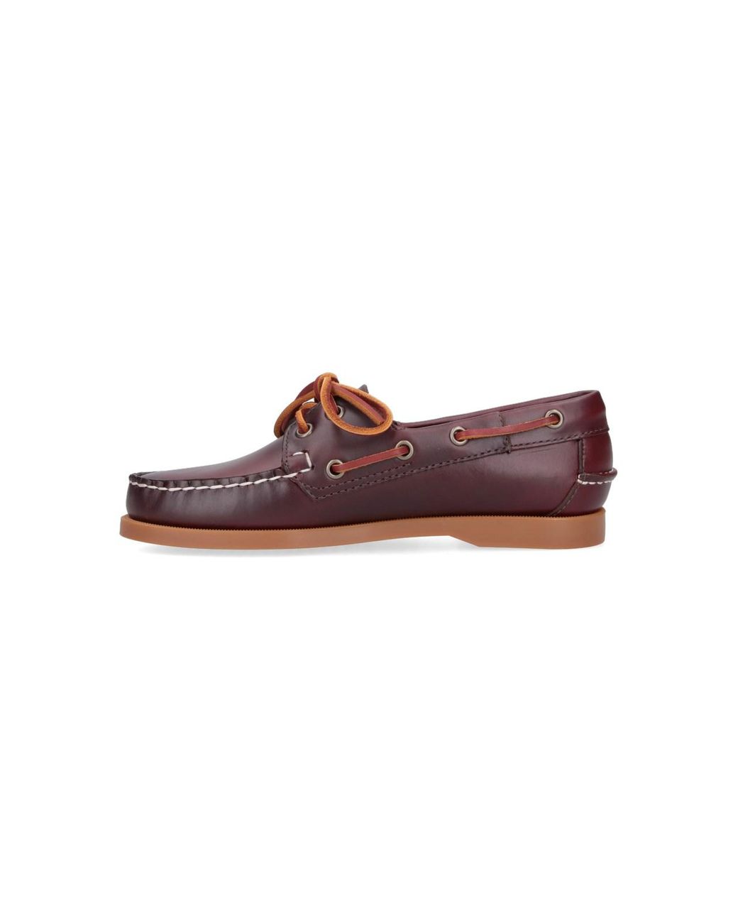 Sebago Red Loafers "Docksides Portland"