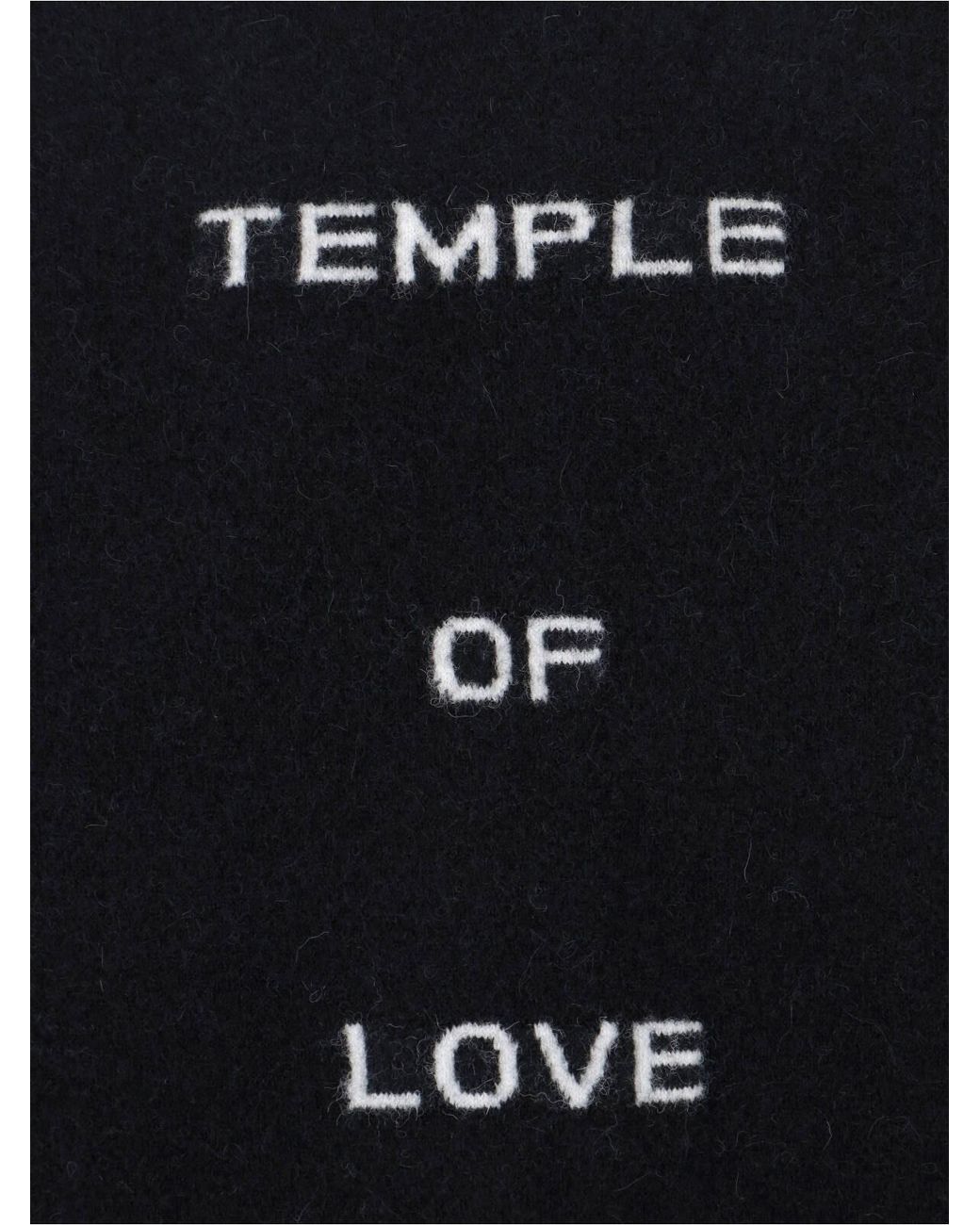 Rick Owens Black 'Temple Of Love' Sweater for men