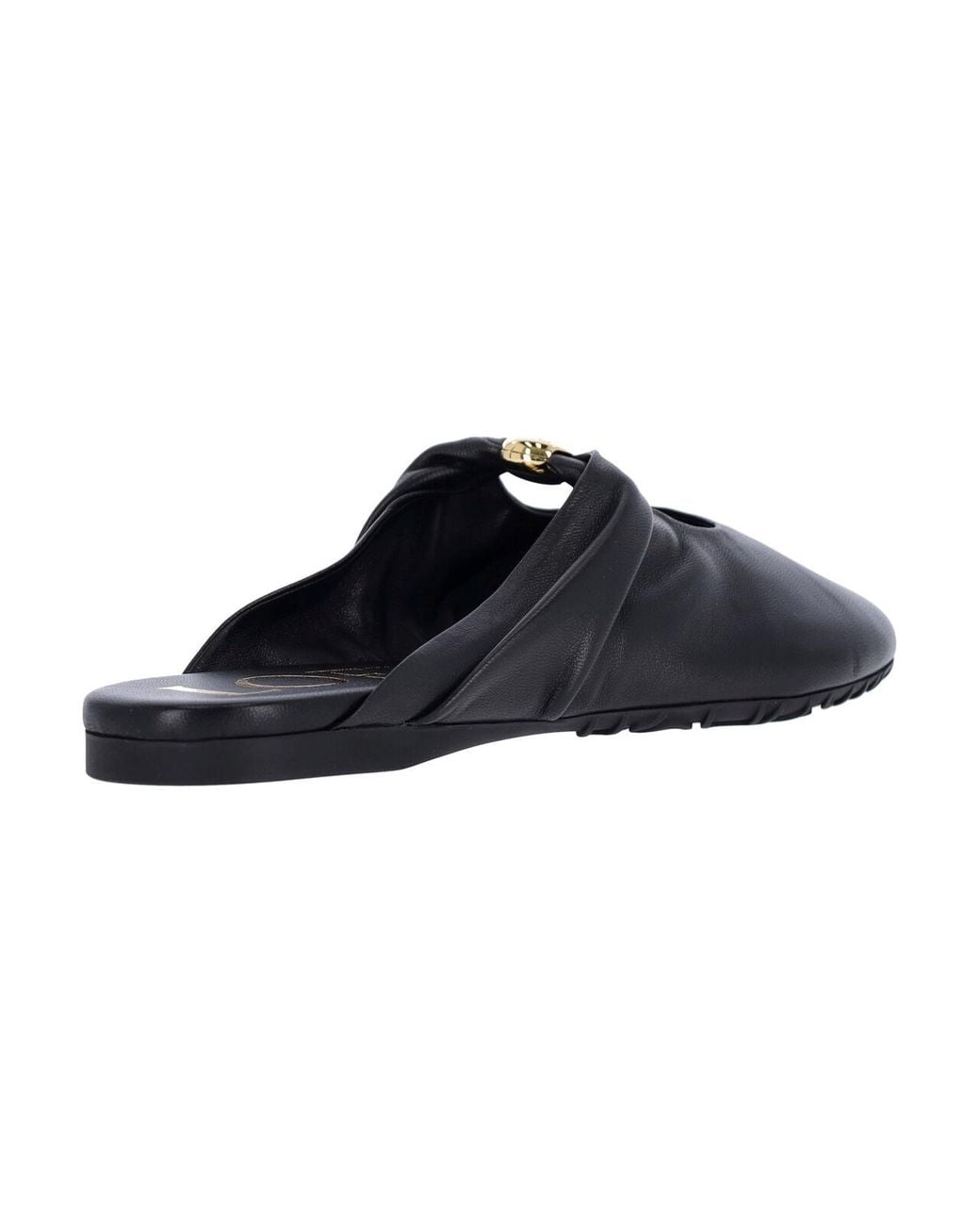 Loewe Black Mules “Pebble”