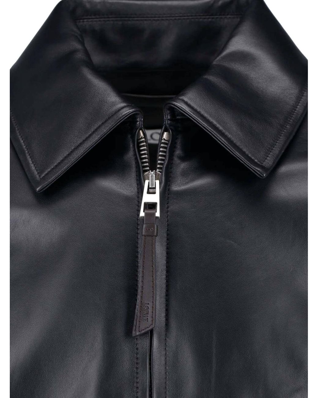 Loewe Black Lambskin Zip Jacket for men