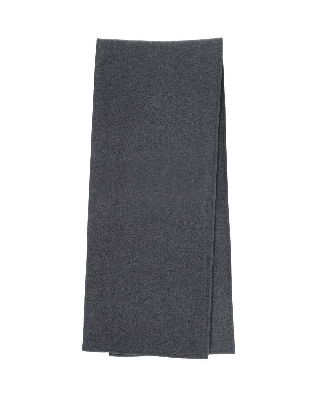 BERNER KUHL Gray Wool And Cashmere Blend Scarf for men