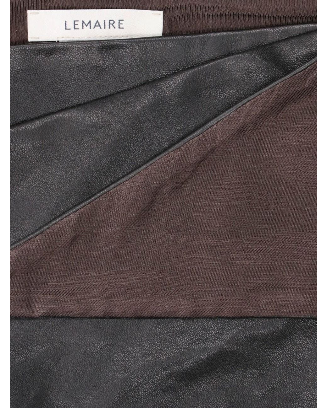 Lemaire Gray Lambskin Bandana