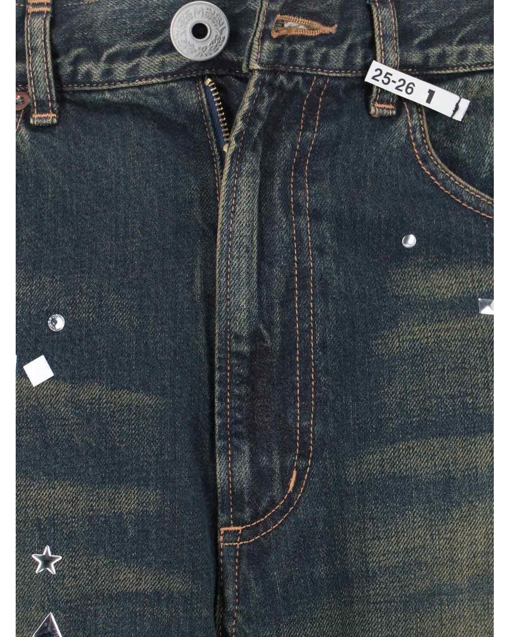 Maison Mihara Yasuhiro Blue Jeans Cotton for men