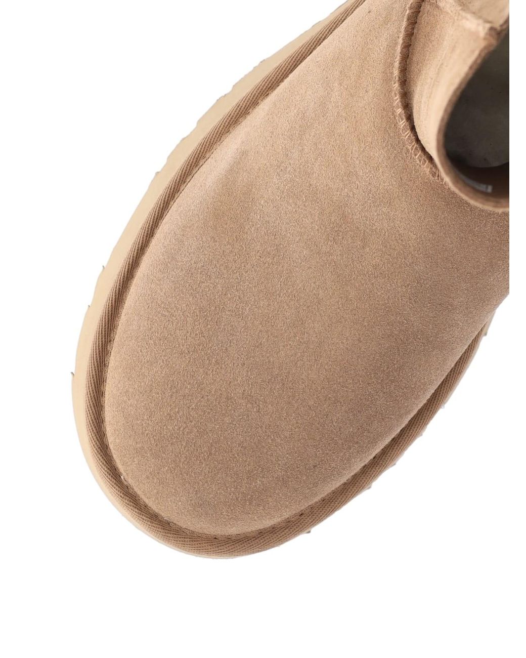 Ugg White 'Classic Twin Seam New Heights' Ankle Boots