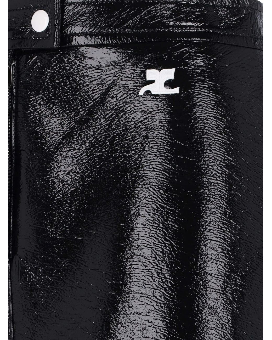 Courreges Black Re Edition Mini Skirt