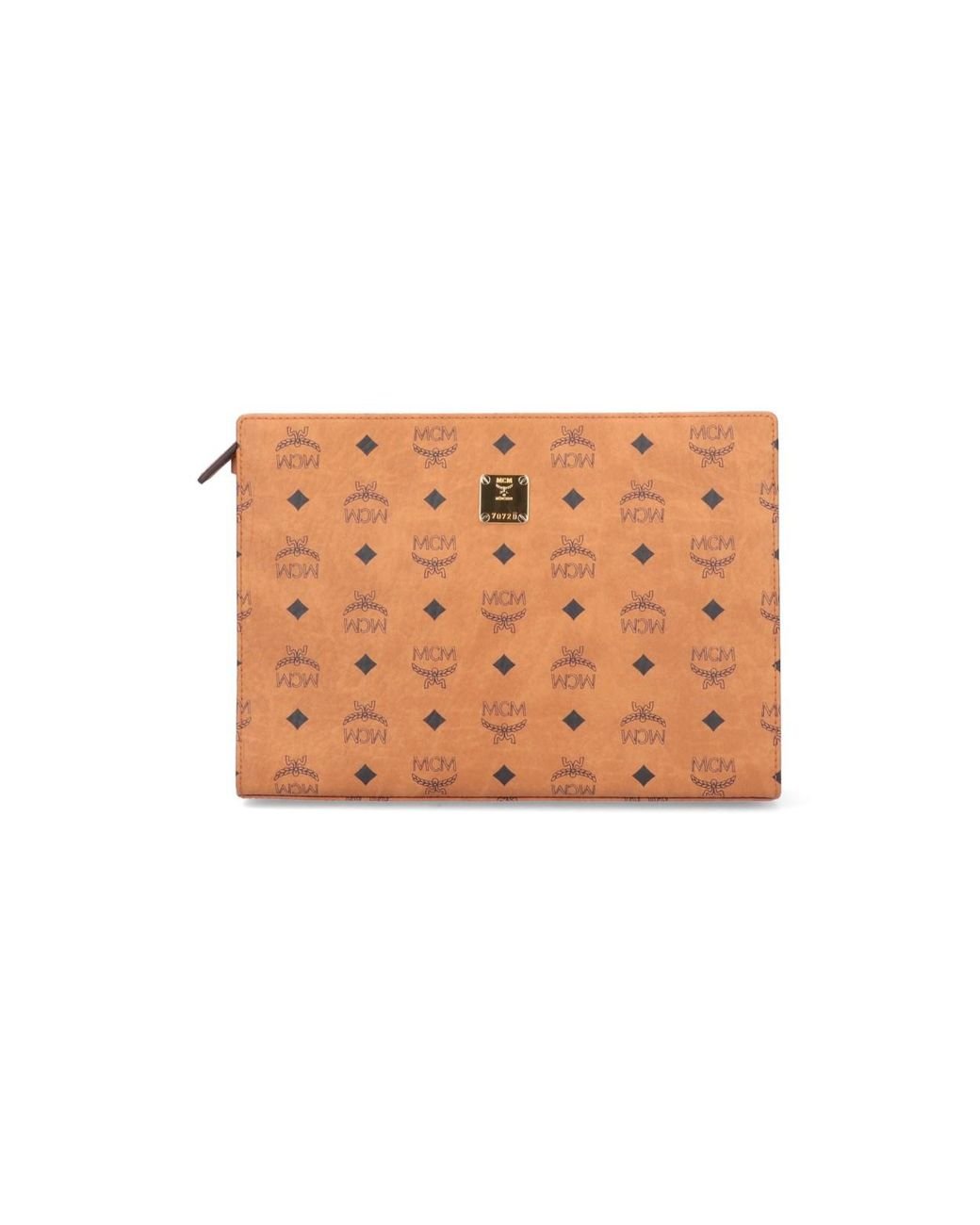 Mcm zip pouch top in visetos original