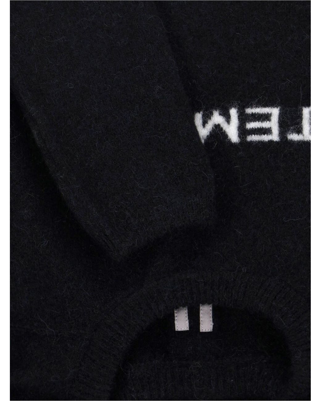 Rick Owens Black 'Temple Of Love' Sweater for men