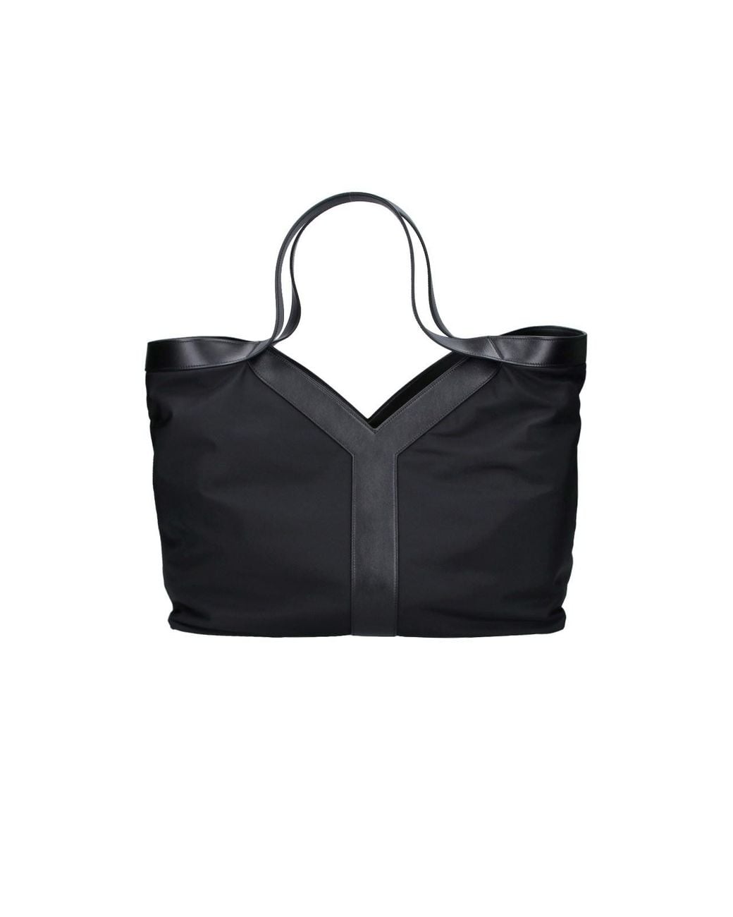 Saint Laurent Black Large Tote Bag "Y" for men