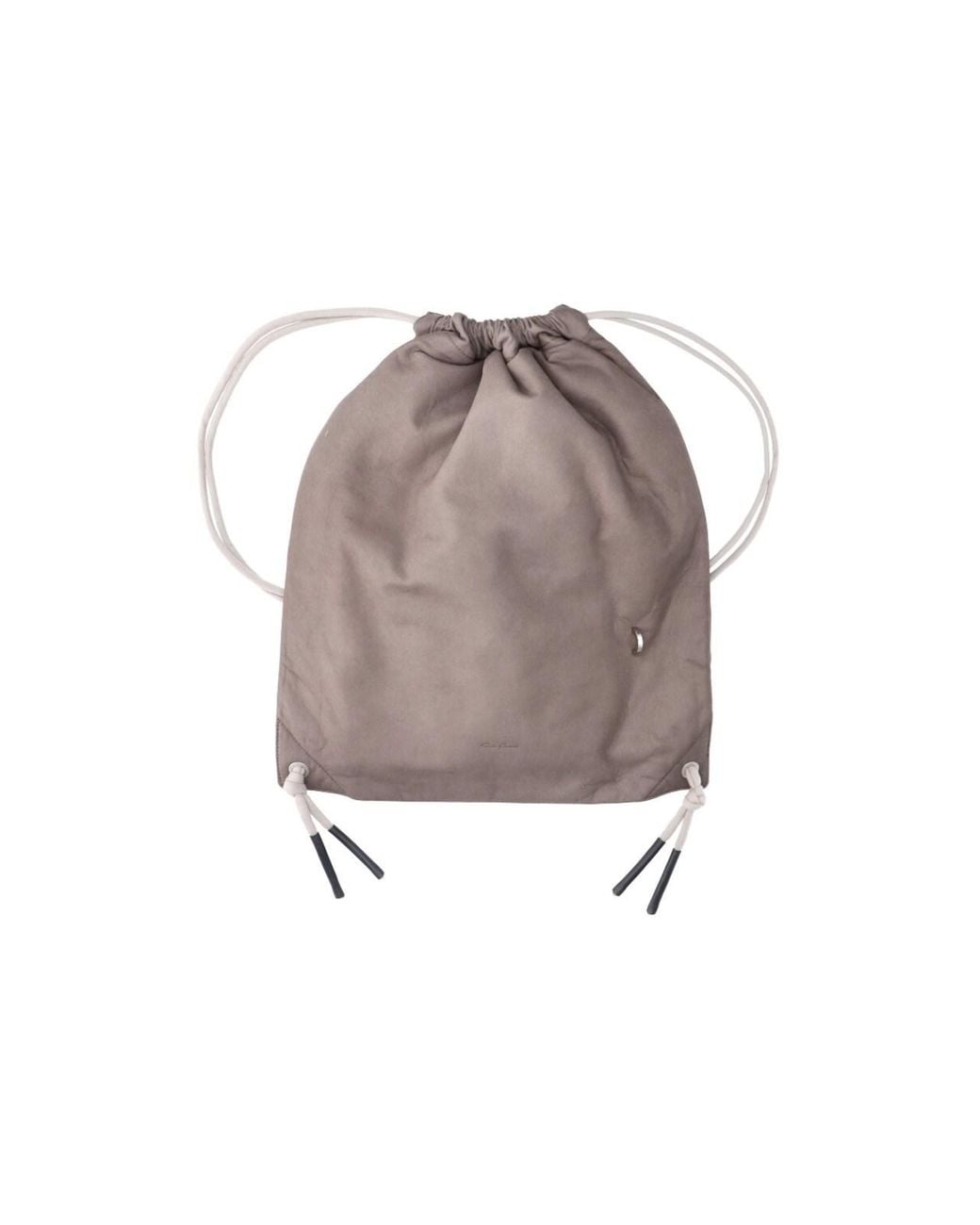 Rick Owens White Backpack “Drawstring”