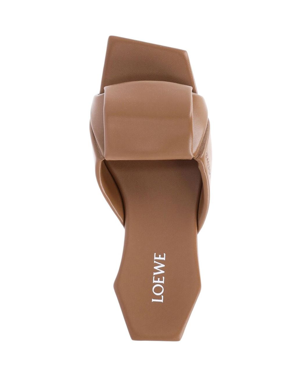 Loewe White Sandals “Origami”