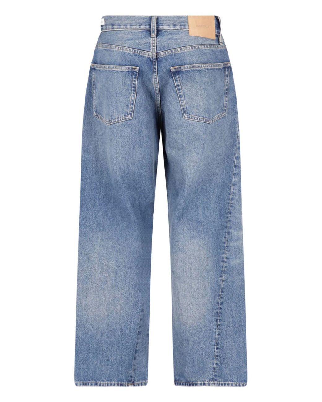 sunflower Blue Wide Jeans for men