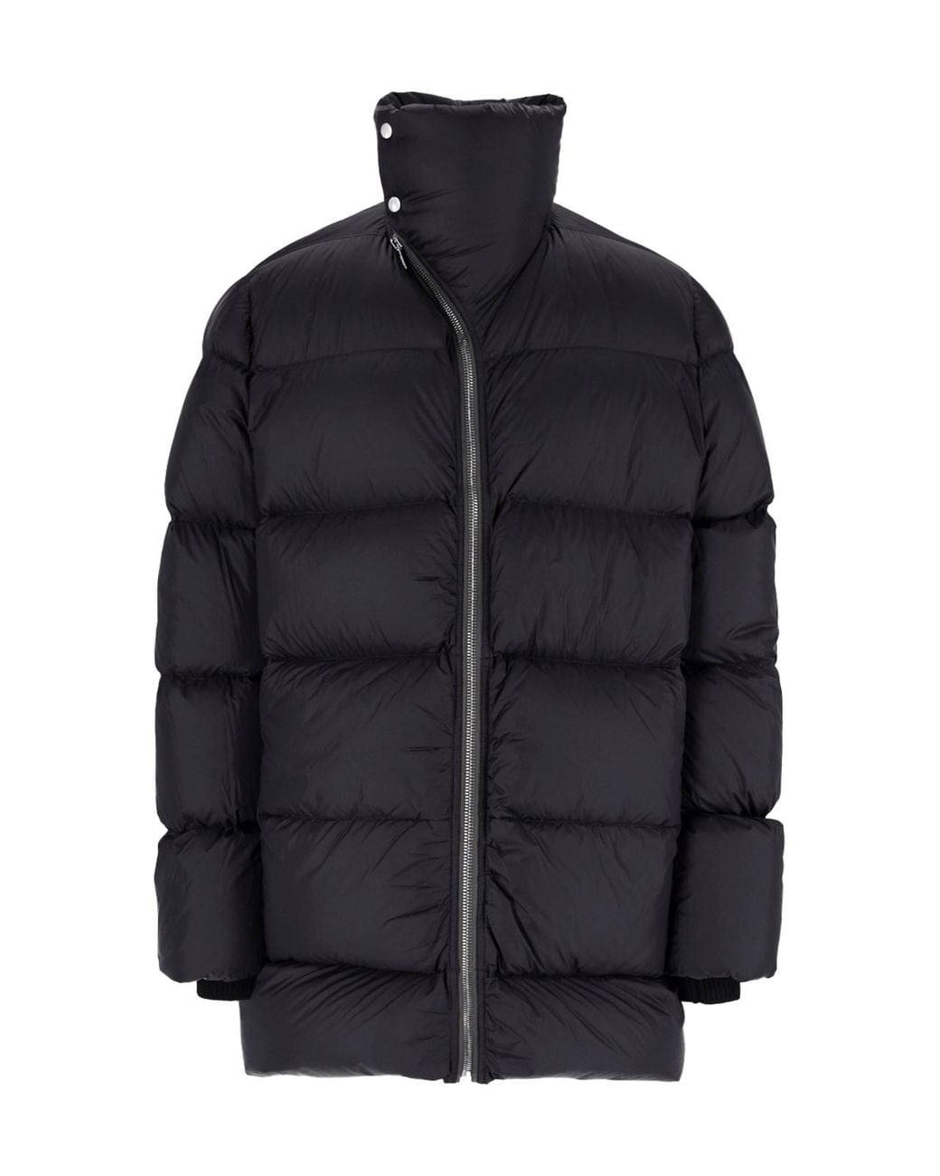 Rick Owens Blue Padded Jacket "Turtle" for men
