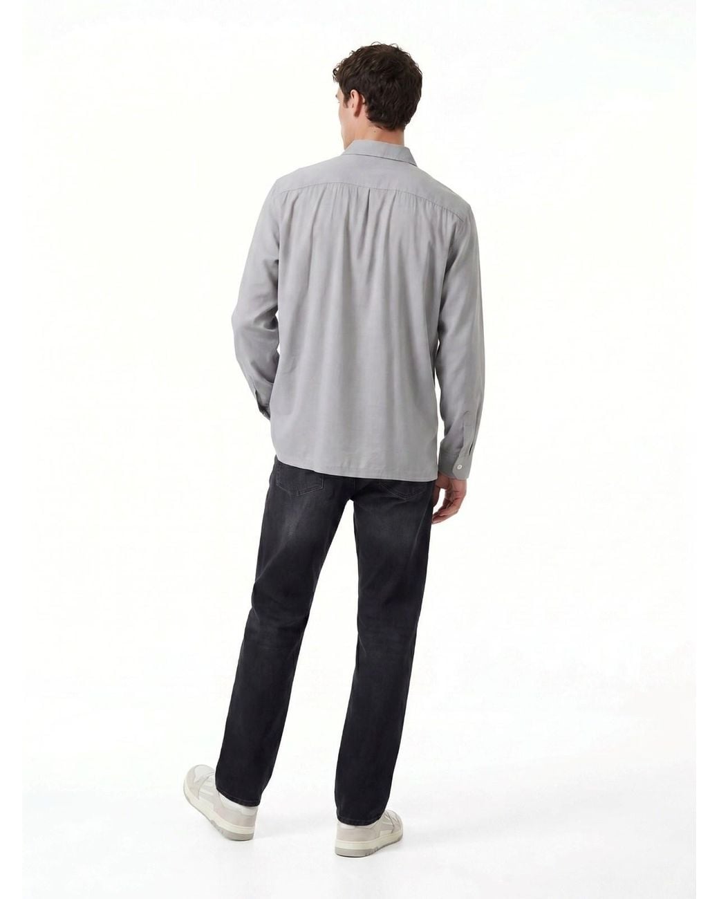 Our Legacy Gray Light Every Classic Collar Shirt for men