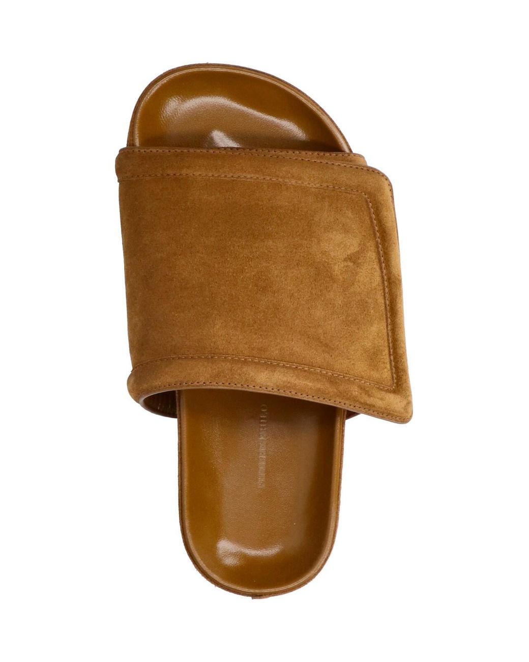 Phoebe Philo Brown Sandals "Wide Slide"