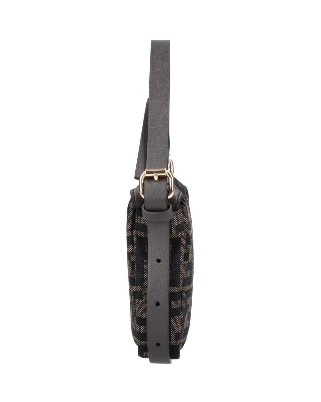 Fendi Black Shoulder Bag "Zip Top"