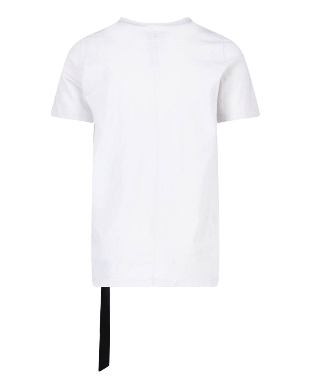 Rick Owens White T-Shirt "Level T" for men