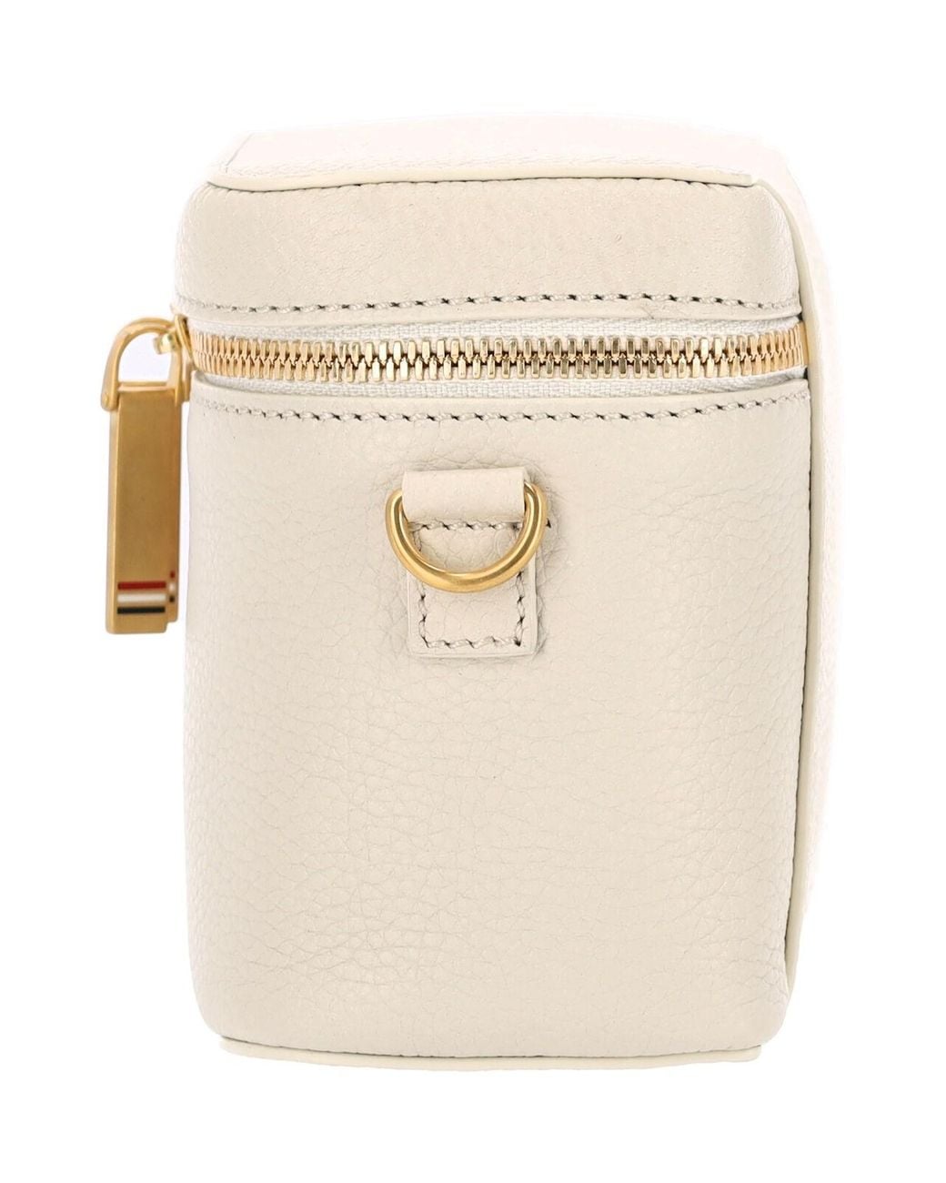 Thom Browne White Leather Pouch