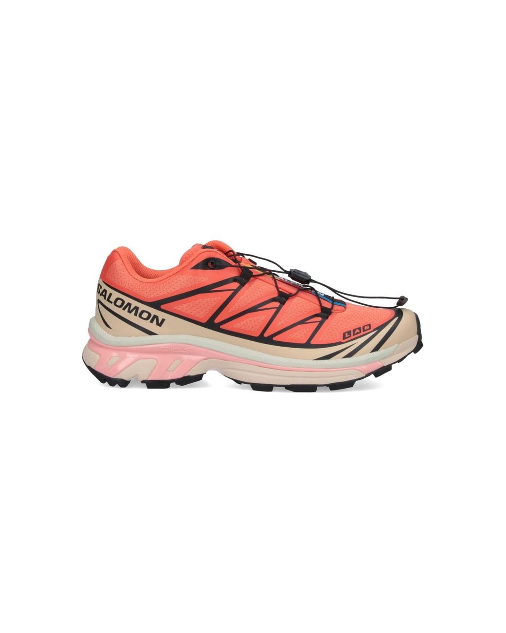 Salomon Red Sneakers Tessuto