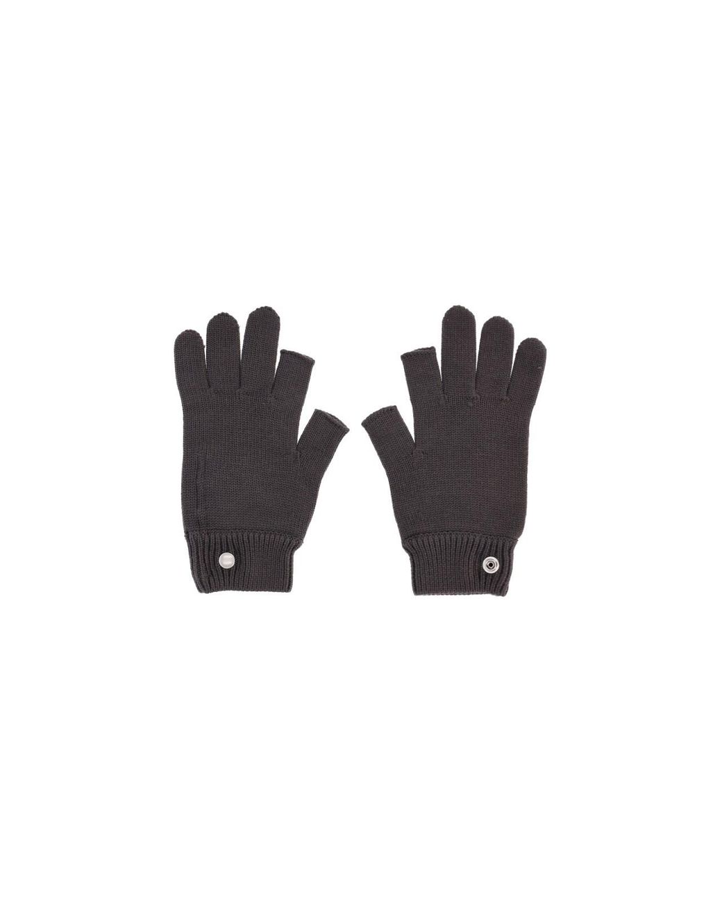 Rick Owens Black Gloves “Touchscreen” for men