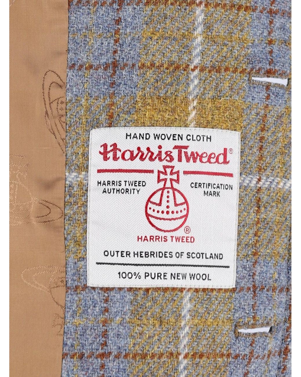 Vivienne Westwood Multicolor Single-Breasted Coat “Huddersfield” for men