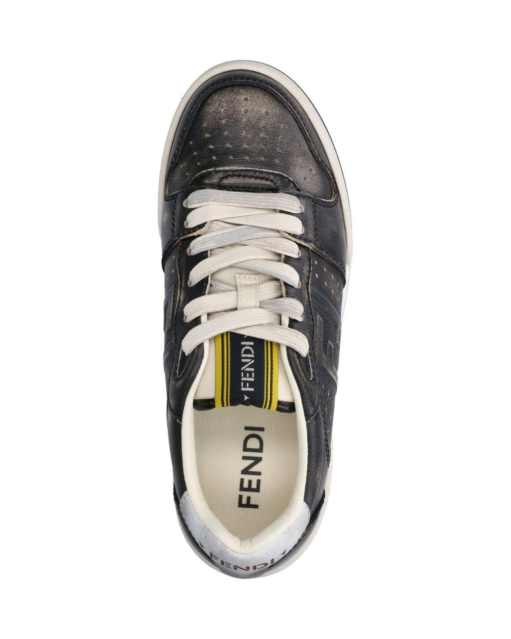 Fendi Black Low-Top Sneakers “Match”