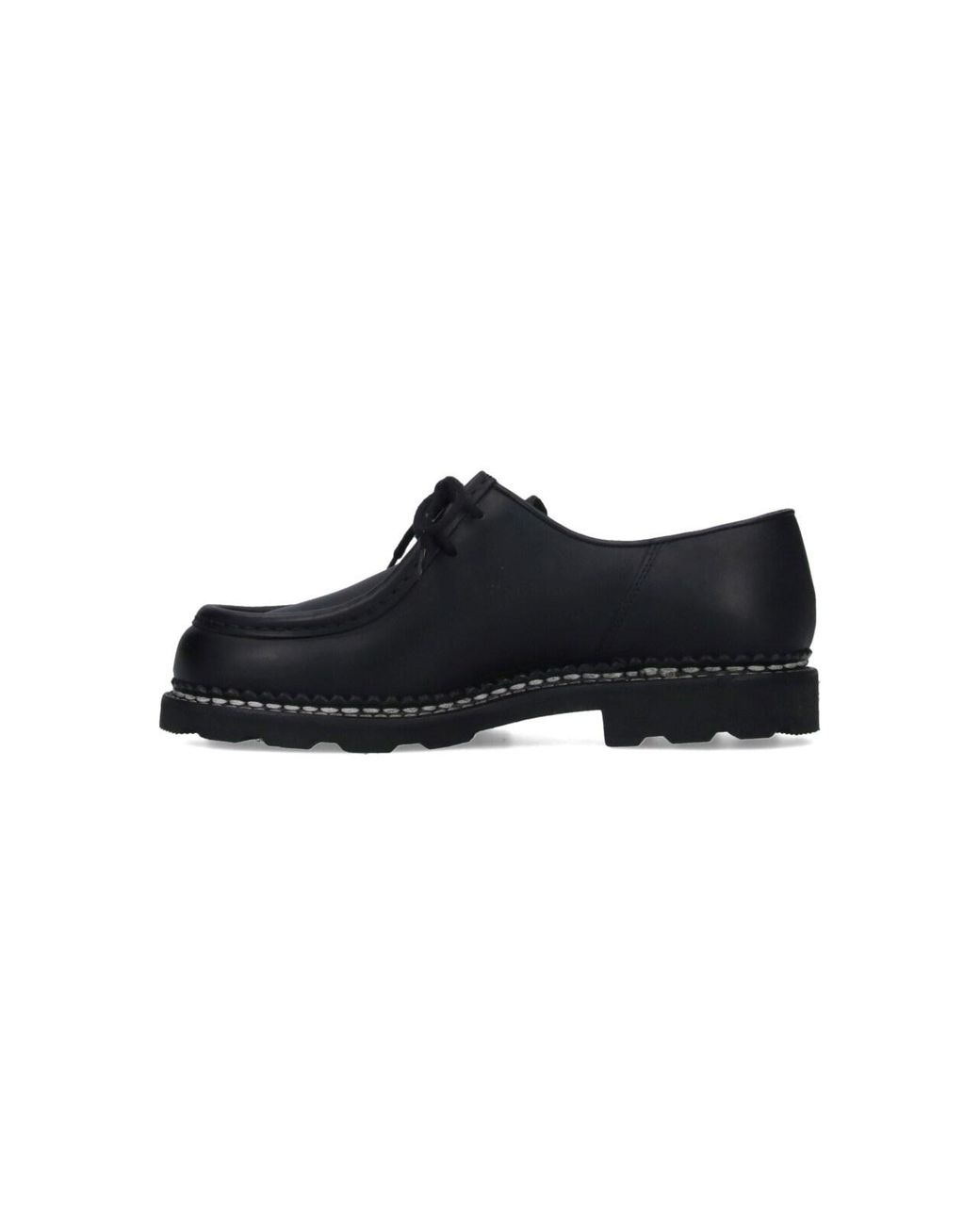 Paraboot Black Michael Derby Shoes for men