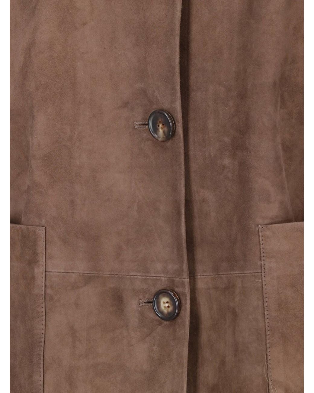 Max Mara Brown Suede Jacket