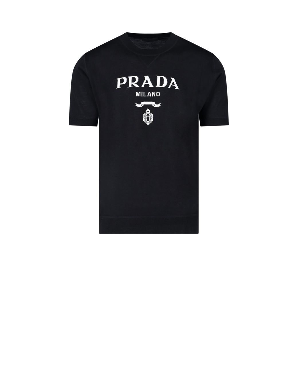 Prada Wool T-shirt in Nero (Black) for 
