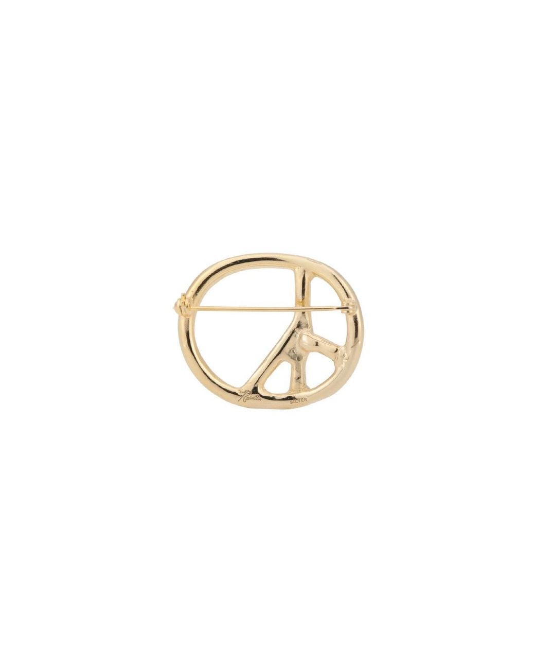 Needles White Brooch “Peace” for men