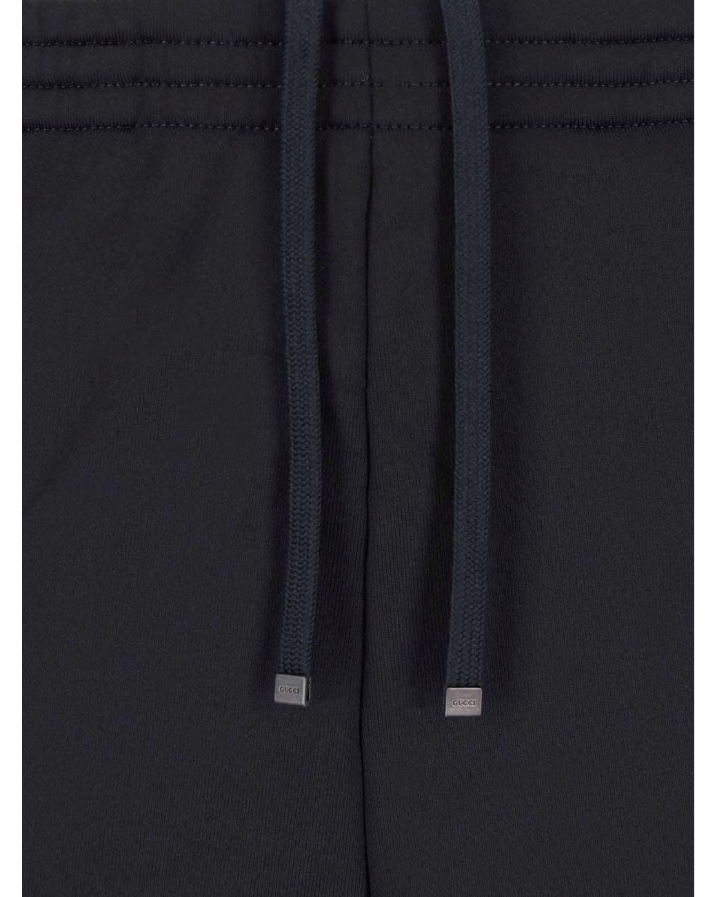Gucci Blue Straight Sweatpants for men