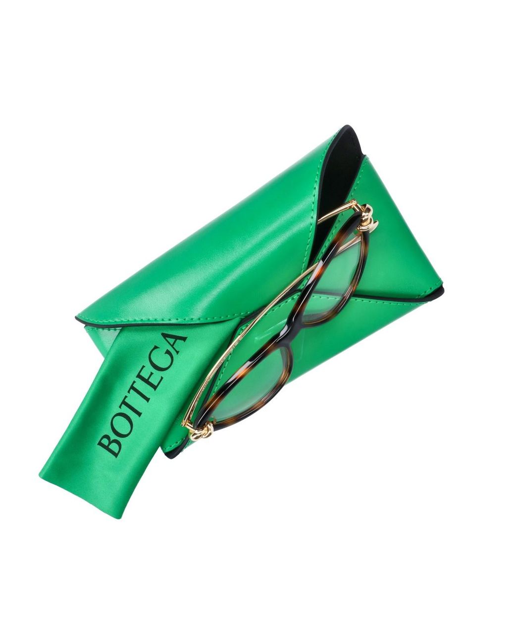 Bottega Veneta White Sunglasses Cat-Eye "Knot”