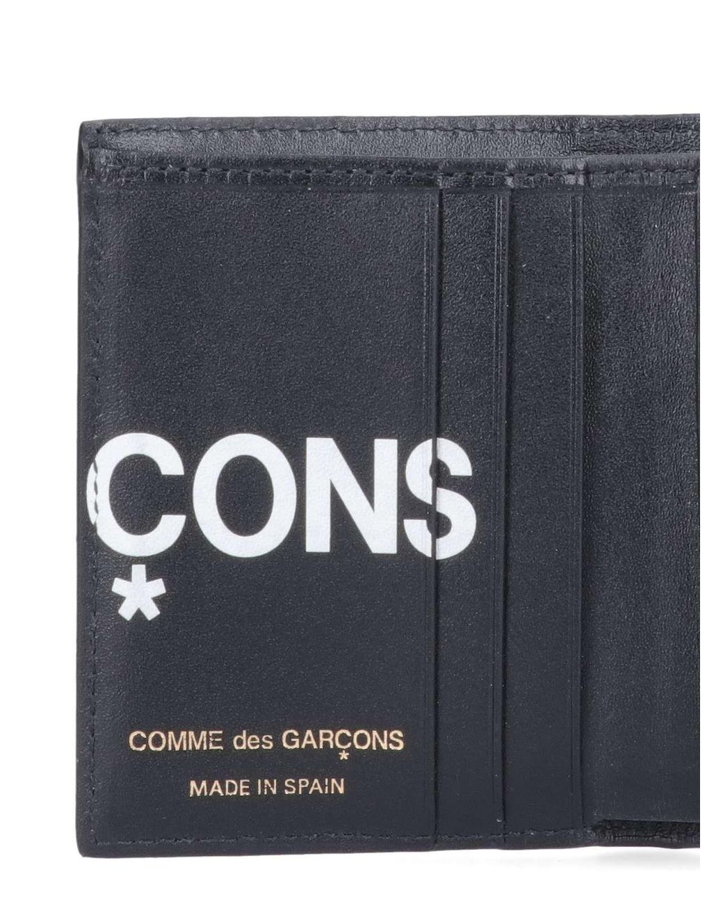 Comme des Garçons Black Bi-fold Logo Wallet