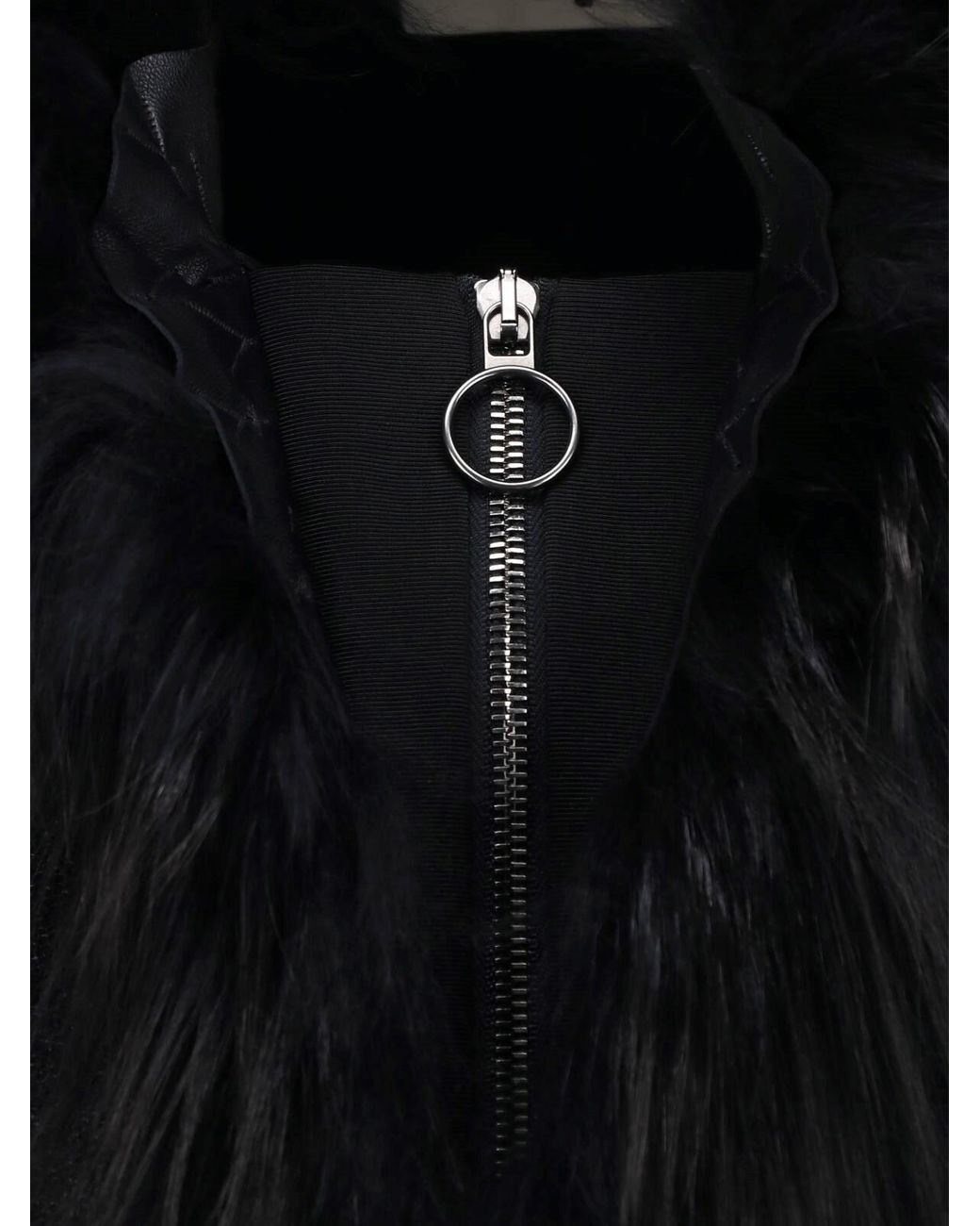 Fendi Black Fur Detail Gilet