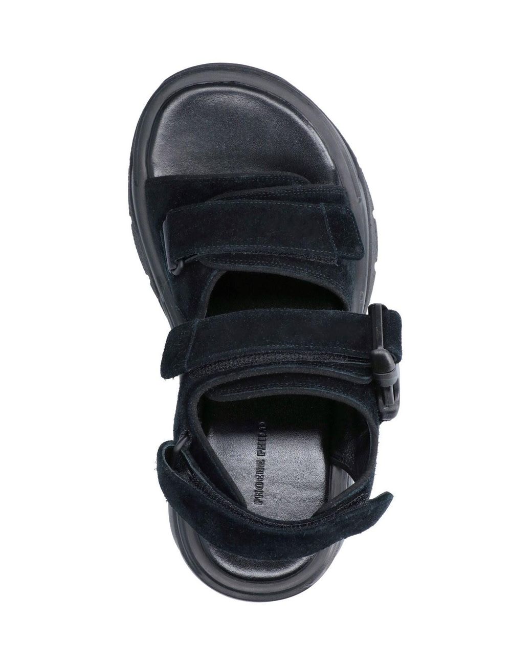 Phoebe Philo Black Sandals "Pace Runner"