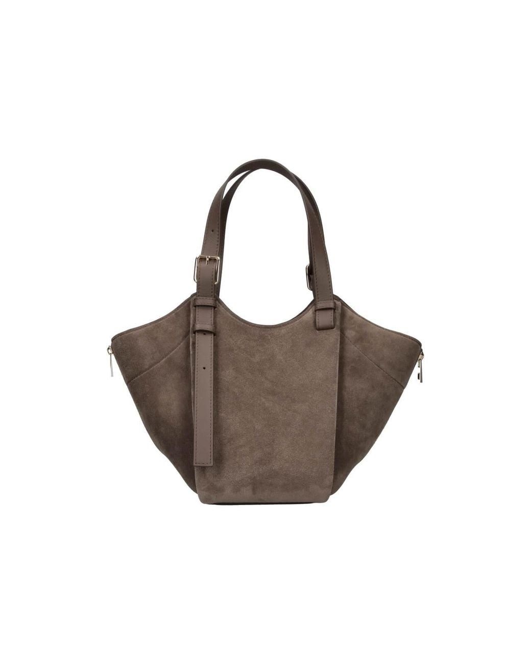Loewe Brown Medium Shoulder Bag "Hammock Flip"