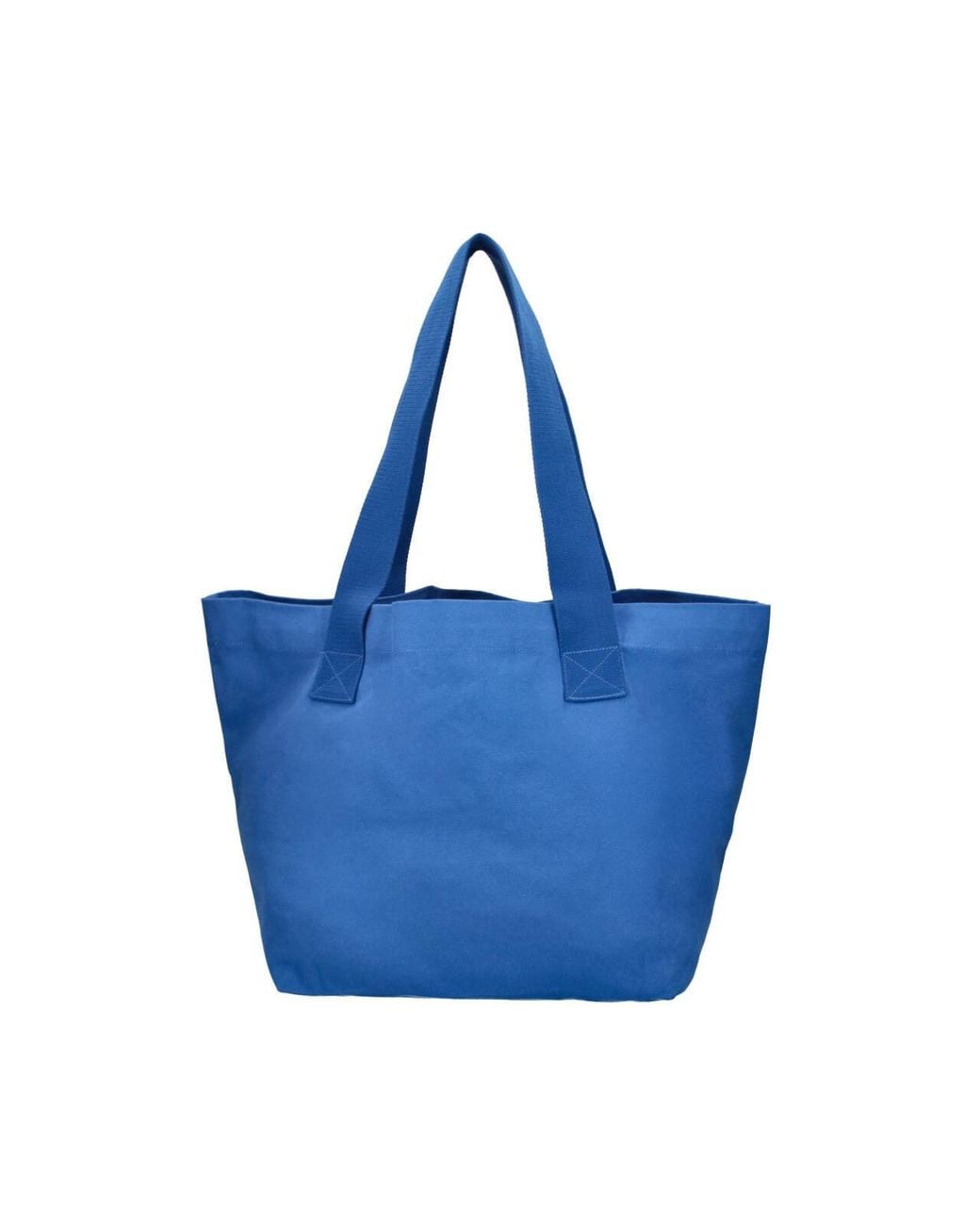Sporty & Rich Blue Printed Tote Bag