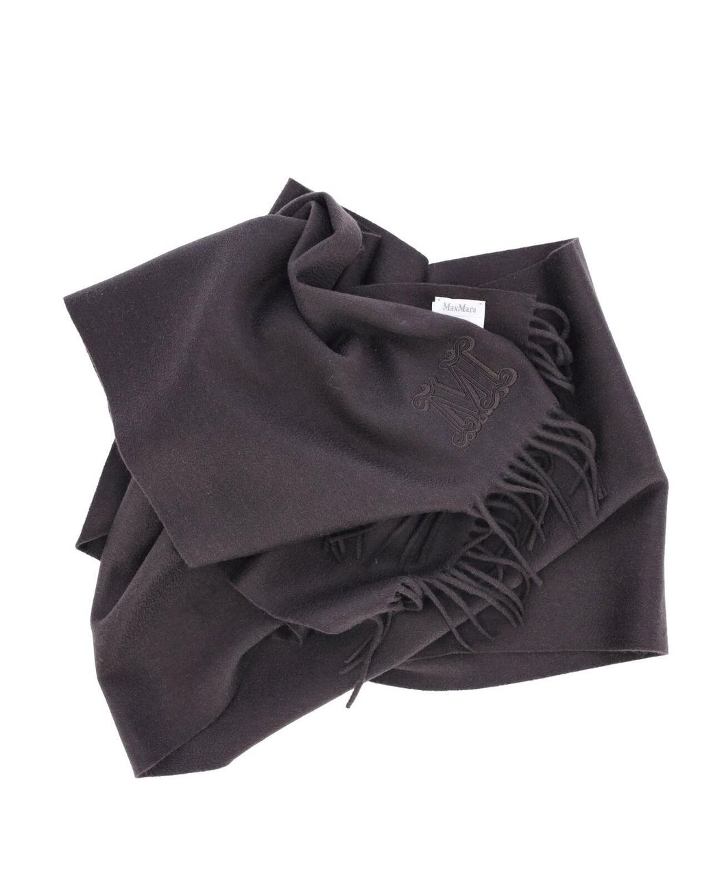 Max Mara Blue Cashmere Scarf