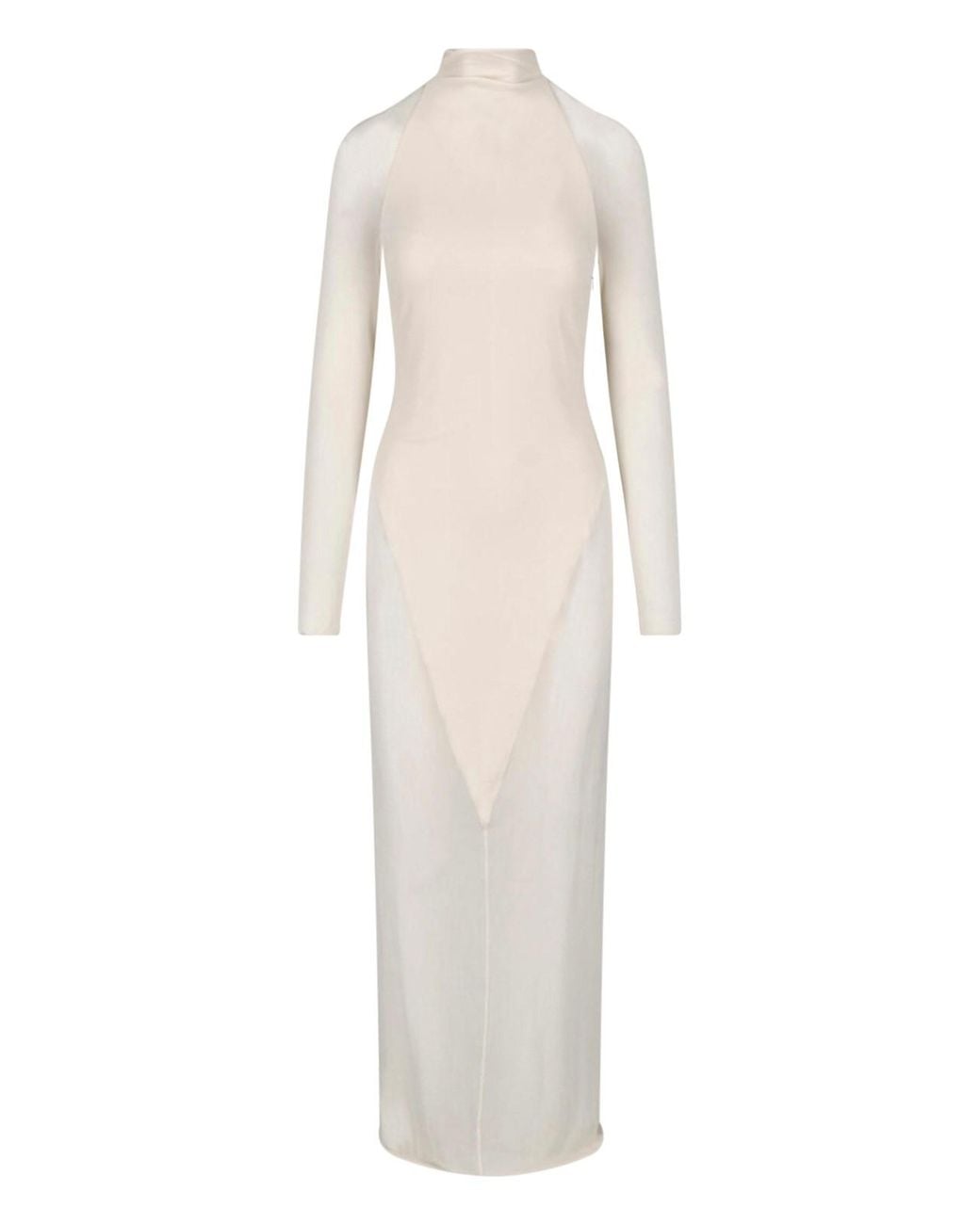 Alaïa White Maxi Slim Dress