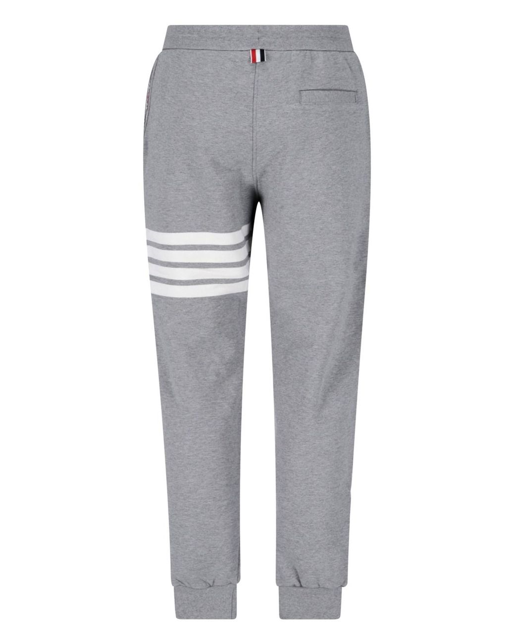 Thom Browne Gray '4-Bar' Track Pants for men
