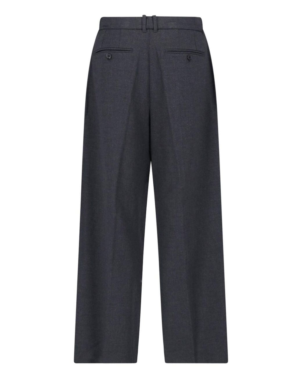 DUNST Blue Straight Tailored Trousers for men